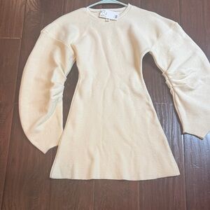 H&M Cream Mini Dress